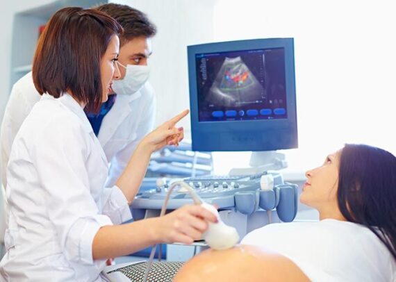 Pregnancy anomaly scan Level II ultrasound showing detailed fetal development at 18–22 weeks in Pune